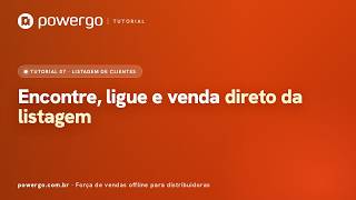 Listagem de Clientes: ações, filtros e busca