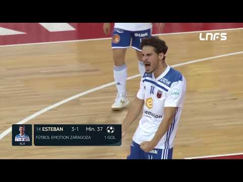 Gol Esteban (3-1) Fútbol Emotion Zaragoza - Córdoba Patrimonio. J8, 1Div. LNFS