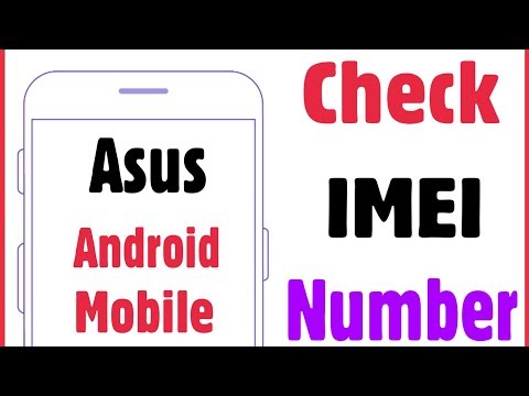 Asus Android Phone || How To Check IMEI Number