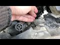 Как снять фару и заменить форсунку фароомывателя на BMW X3 E83