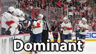 Panthers DOMINATE Hurricanes with 5-0 Shutout in Game 2!