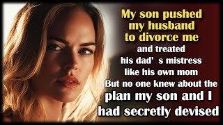 My son pushed my husband to divorce me, sided with his dad's mistress—but no one knew our real plan