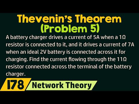 Thevenin s Theorem Problem 5