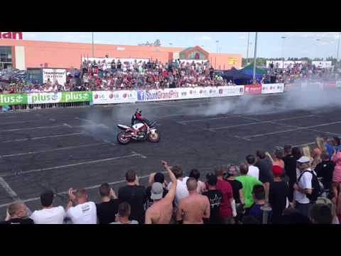 Insane burnout by Stunter13 Plus Stunt GP Bydgoszcz 2013