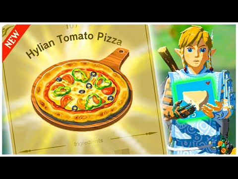 You Can Make PIZZA In Zelda Tears of the Kingdom | Hateno Cheese Recipe