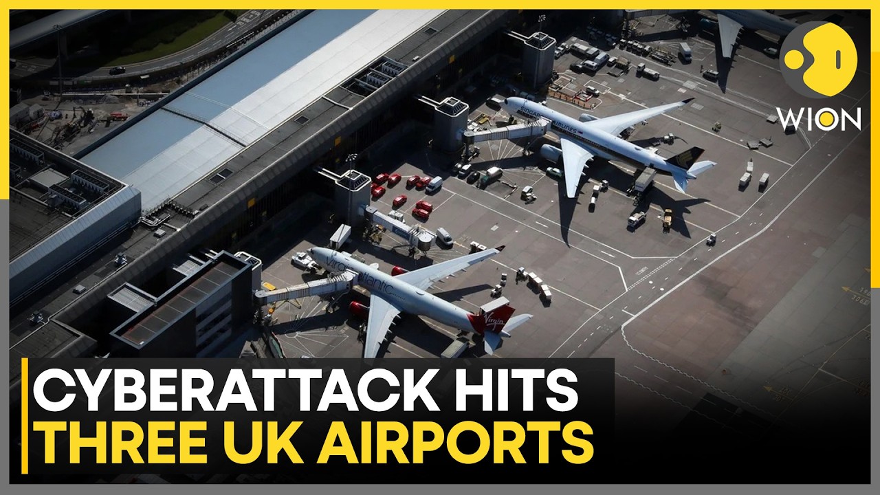 UK Airports Confirm Major Cybersecurity Breach | WION News