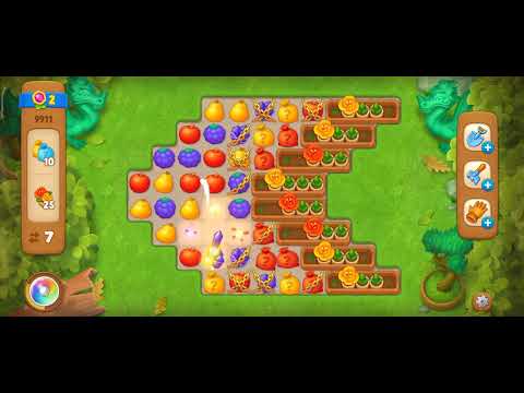 Gardenscapes level 9911 No boosters