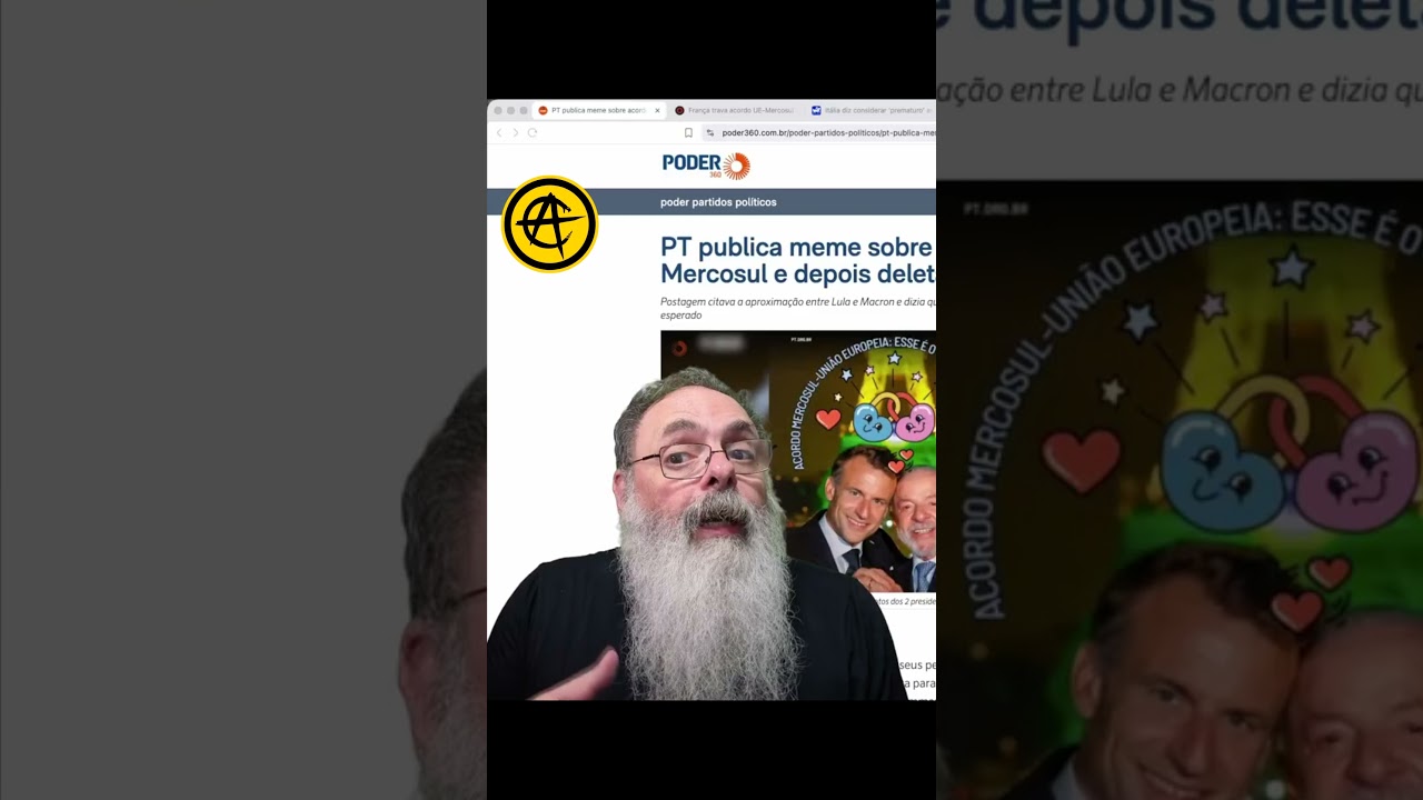 DIVÓRCIO DOLOROSO de LULA e MACRON_ FRANÇA e ITÁLIA não querem ASSINAR ACORDO UE-MERCOSUL