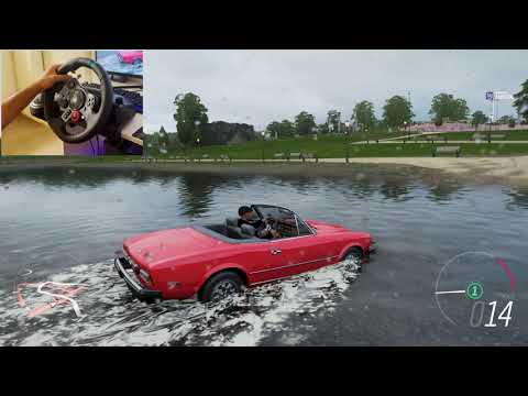 Fiat 124 Sport Spider - Forza Horizon 4 - Logitech g29 gameplay