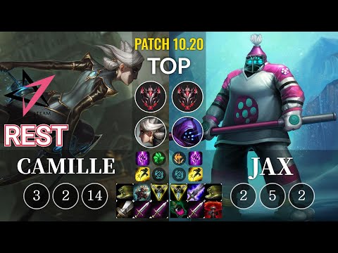 JT Rest Camille vs Jax Top - KR Patch 10.20