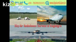 Take Sky Air Ambulance Service with MBBS Doctor in Dibrugarh