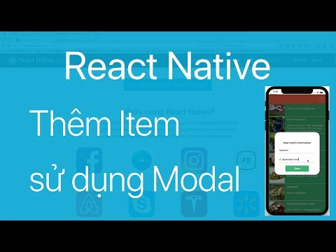 21-FlatList#5.Hiện Modal nhập thông tin và thêm Item vào FLatList