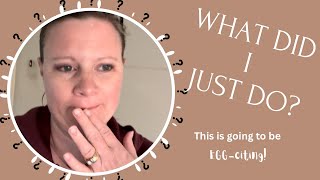 The Start Of A New Adventure | What Have I Gotten Us Into? | I’m EGG-Cited!