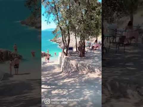 The most beautiful beach in Montenegro! 🇲🇪