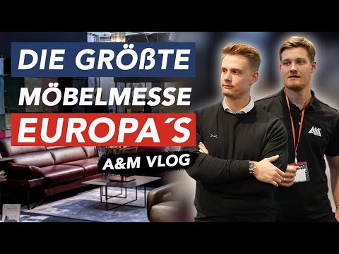 Die A&M auf einer der GRÖßTEN Möbelmessen EUROPAS | M.O.W 2022 in Bad Salzuflen Vlog