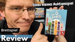 5 Towers - Auktionsspiel für Familien und Kinder – Brettspiel – Review