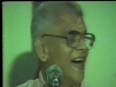 KV Narayanaswamy - Srinivasa Sastri Hall, 1985 - Video Recording