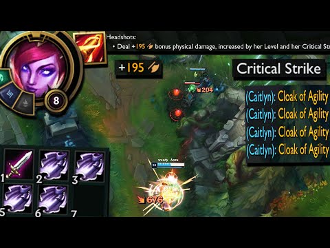 Caitlyn but this build I stole might just be stupid enough to work