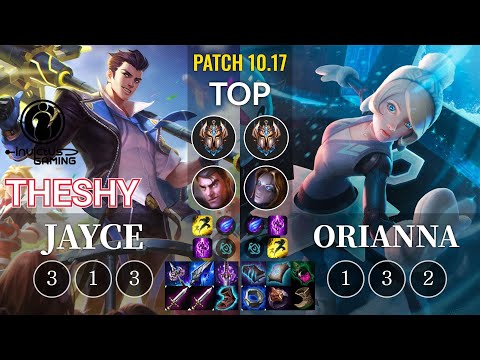 IG TheShy Jayce vs Orianna Top - KR Patch 10.17