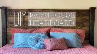 DIY RUSTIC FARMHOUSE HEADBOARD | KING |