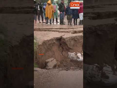 Colapsa puente de ingreso a Colpa Bélgica; pobladores quedan aislados