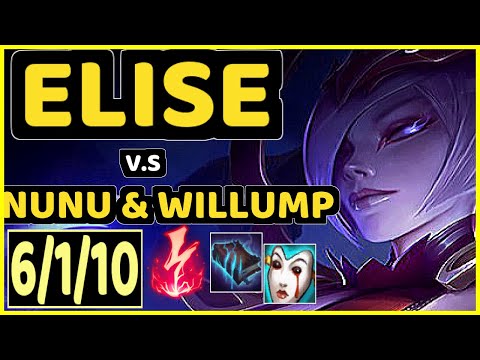 CINKROF (ELISE) vs NUNU & WILLUMP - 6/1/10 KDA JUNGLE CHALLENGER GAMEPLAY - EUW