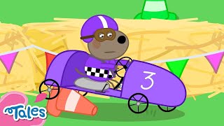 Danny Dogs Karting Crash 🏎  Peppa Pig Tales