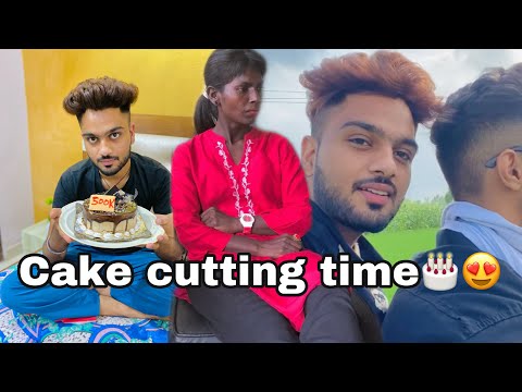 We cut a cake 🎂 😍 but why?? | Mai kaha gya dekho 😛 | parnaj randhawa | Raju didi | mantej sandhu