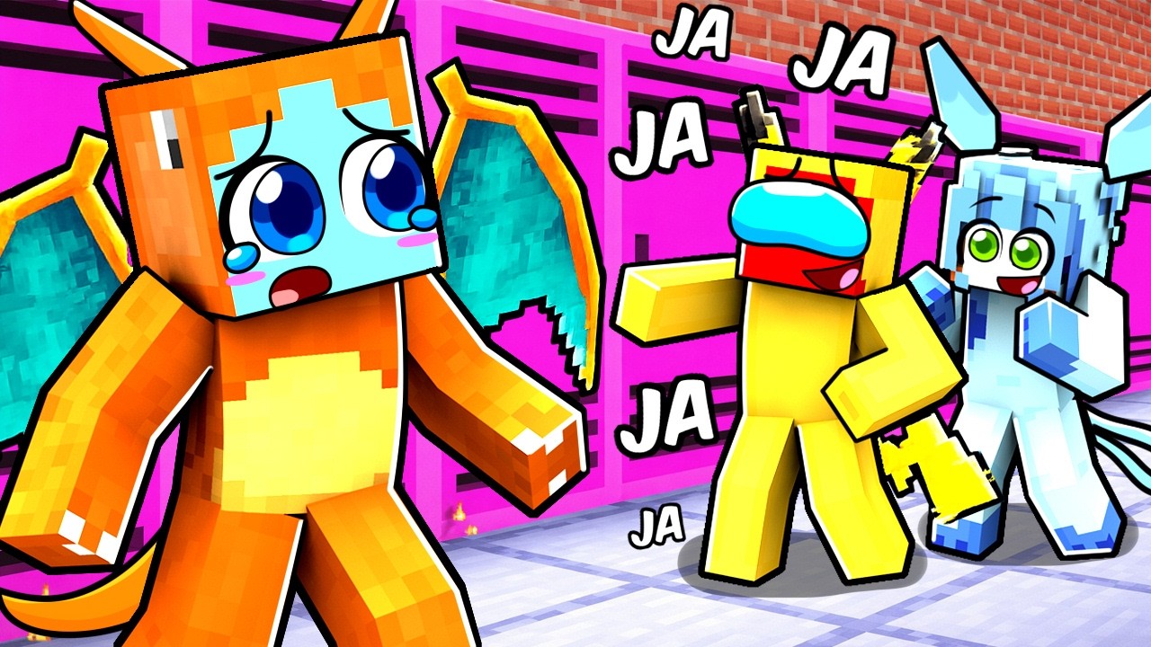 Mi PRIMER DIA como POKEMON en la Escuela!