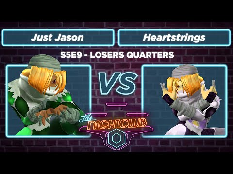 The Nightclub S5E9: Heartstrings vs Just Jason - Losers Quarters SSBM