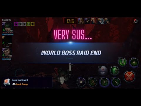 I was doing my usual 99 knull clear and this happened :) - Marvel Future Fight #shorts