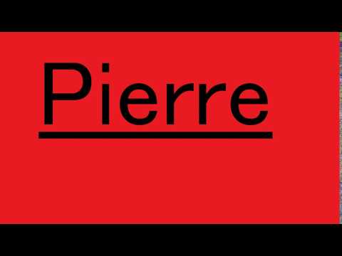 🔴How to pronounce PIERRE  (best audio pronunciation) 1 VIDEO/DAY