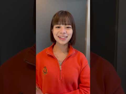 在学生からのメッセージ「短大の魅力」　英語科2年次　島袋彩音（普天間高校出身）