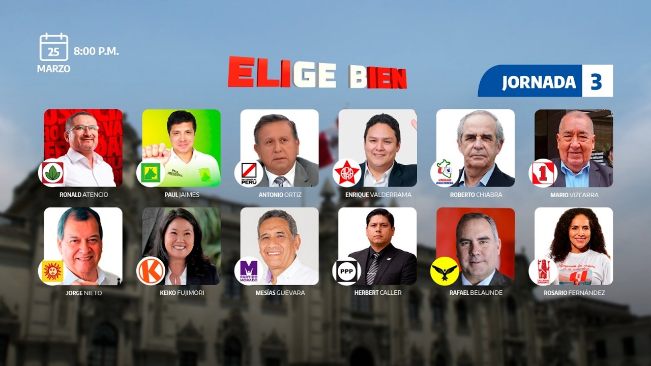 🔴🔵EN VIVO - DEBATE PRESIDENCIAL 2026