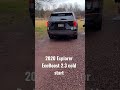 2020 Explorer 2 5 Custom Exhaust Flowmaster Outlaw Mufflers Cold Start Xltexplorer Ecoboost