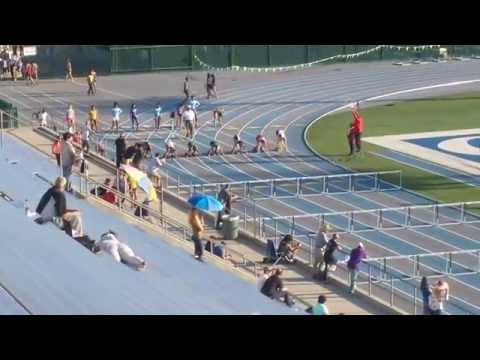 CIF - LACS Finals 2015 Robinne Taylor 100m Hurdles Frosh/Soph - 33"