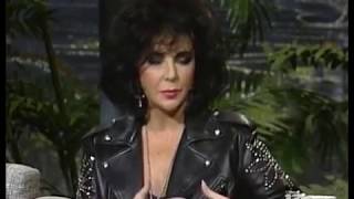 Elizabeth Taylor interview on Johnny Carson 1992 video