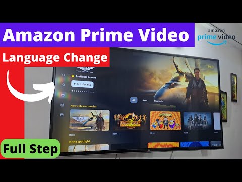 How To Change Default Language In Amazon Prime Video | Language Setting | Full Step Explained | 2022