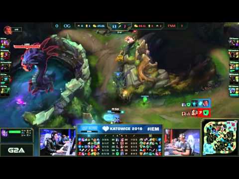 IEM 2016 TSM vs OG Game 2 Group A Highlight HD