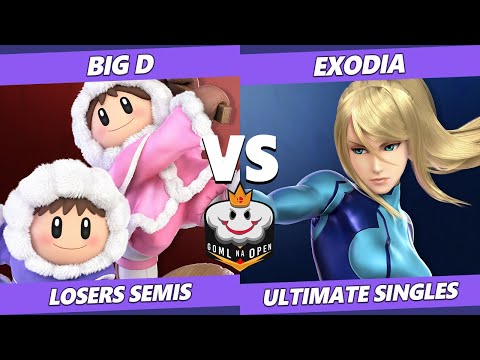 GOML NA Open CA West Losers Semis - Big D (Ice Climbers) Vs. Exodia (ZSS) Ultimate SSBU