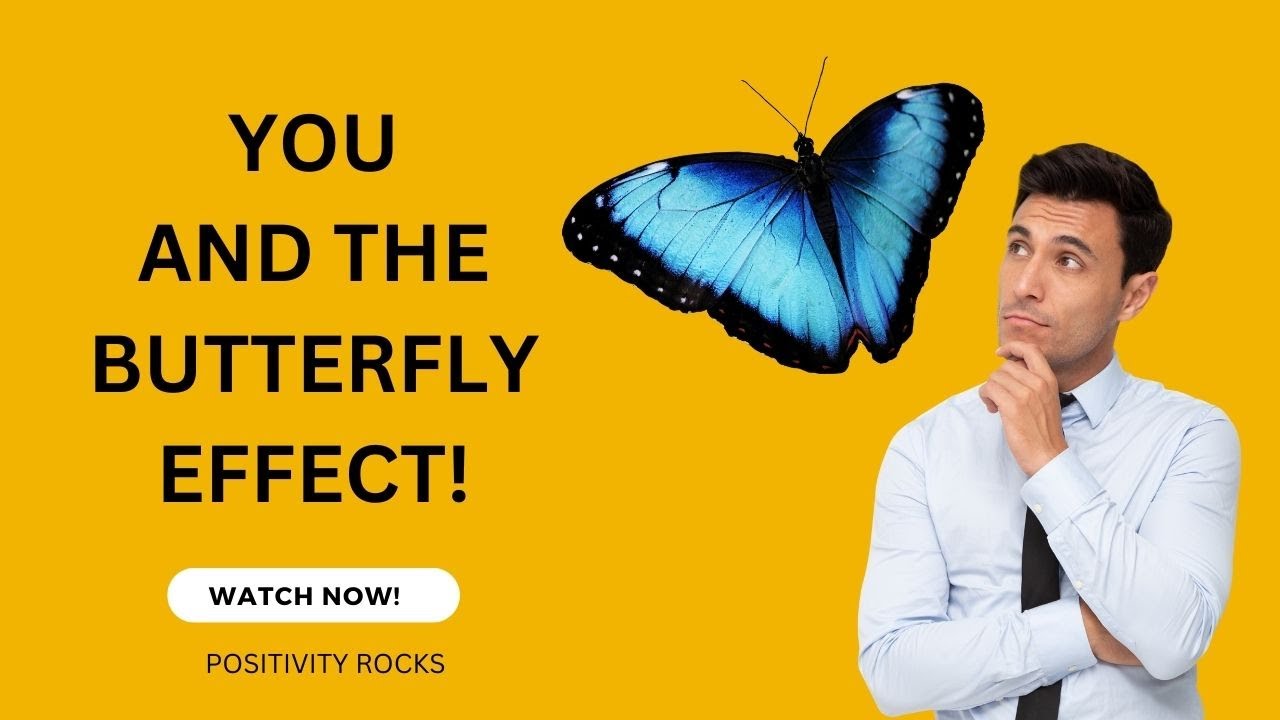 THE BUTTERFLY EFFECT - Motivation and Inspiration from positivity rocks.
