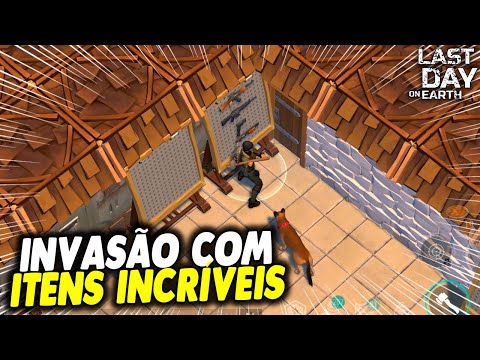INVASÃO COM ITENS INCRÍVEIS - Last Day On Earth