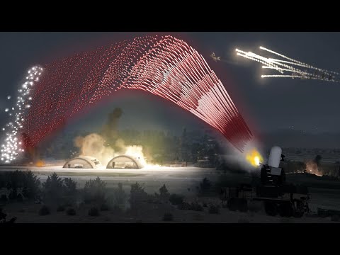 Air Force Attack on Ammunition Depot - Su-25 Jet Shot Down - C-RAM - Military Simulation - ArmA 3