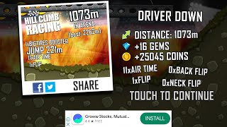 Hill Climb Racing 2039m In Arena | Walkthrough Gameplay