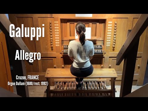 B. GALUPPI - Allegro in d minor (Anne-Isabelle de Parcevaux, organ)