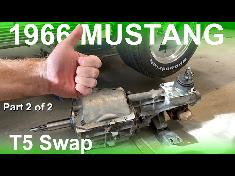 Swapping in a T5 Transmission in a Mustang - PART 2 of 2