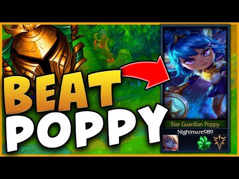 A STEP BY STEP GUIDE TO BEAT POPPY IN LOW ELO!!! RENEKTON VS POPPY!!! SEASON 9 - PATCH 9.10