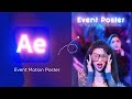 Event Motion Poster Animated Night Club Flyer After Effects Tutorial