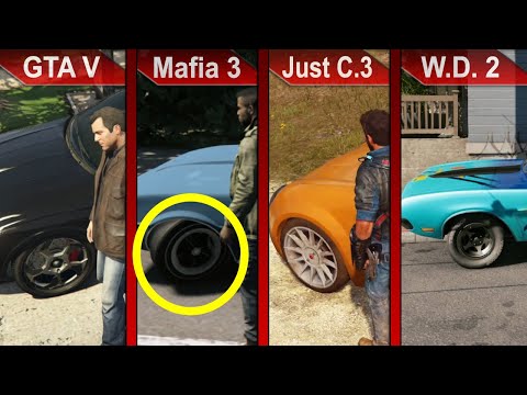 THE BIG COMPARISON 4 | GTA V vs. Mafia III vs. Just Cause 3 vs Watch Dogs 2 | PC | ULTRA
