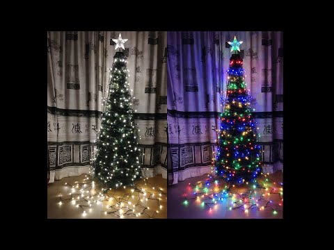 LED lyskæde til juletræspynt